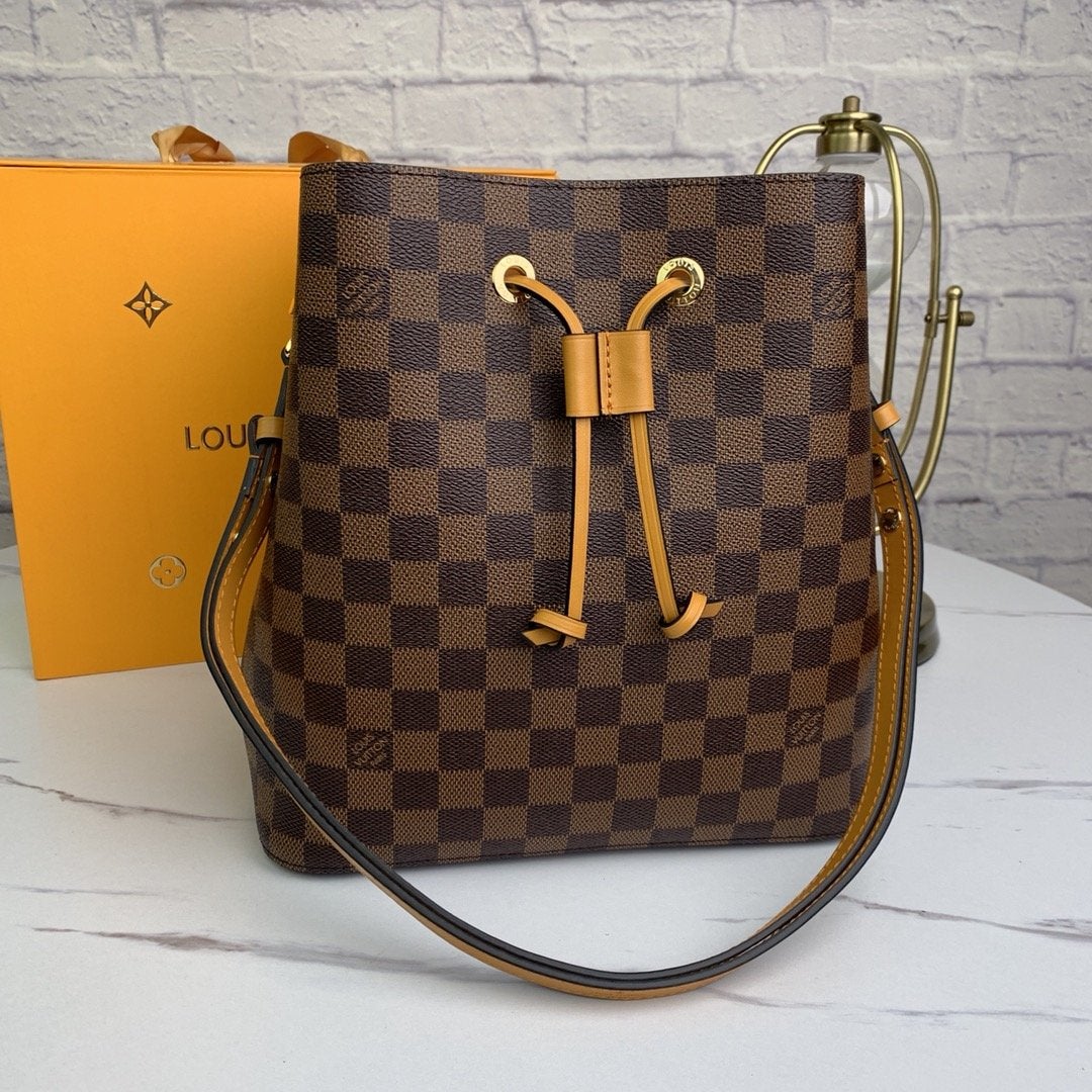 LOUIS VUITTON NEO NOE BUCKET BAG 26CM DAMIER EBELE