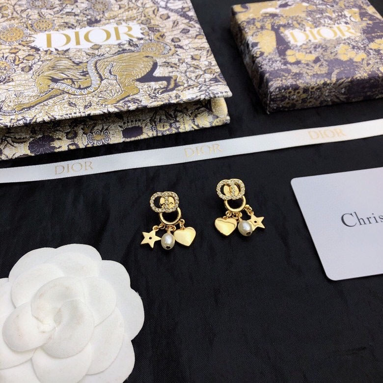 18K Dior Clair D Lune Earrings