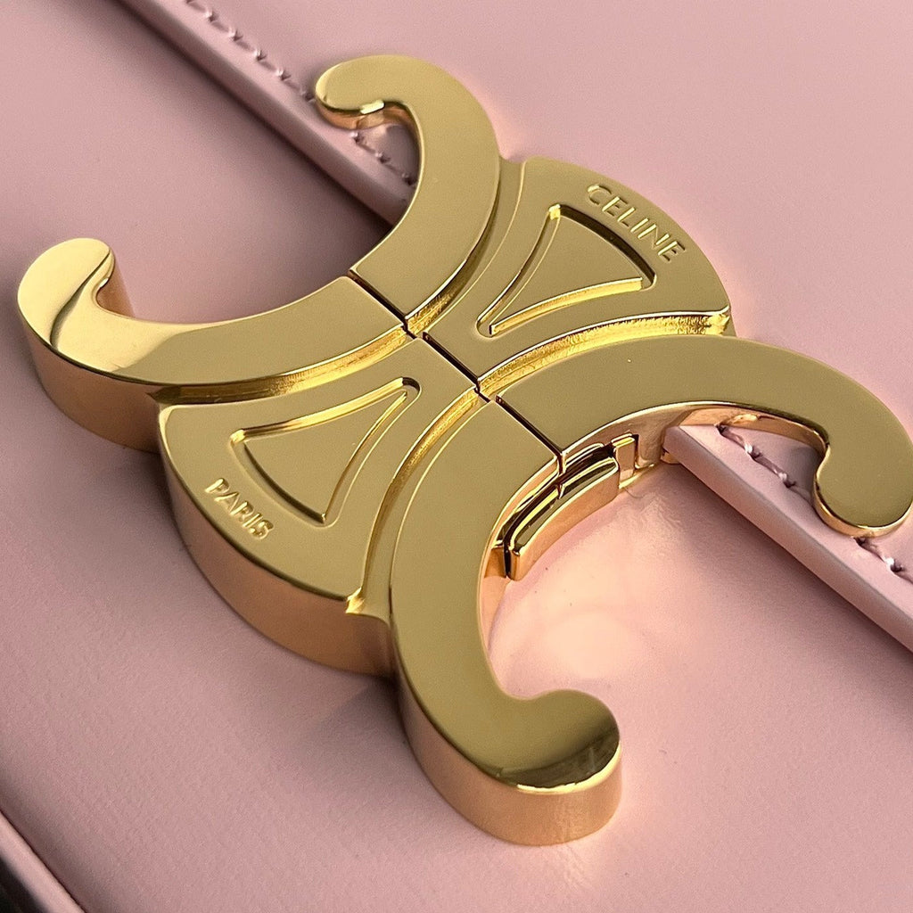 CELINE TRIOMPHE 20 PINK PASTEL CALFSKIN