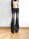Vintage Floral Low-Rise Jeans
