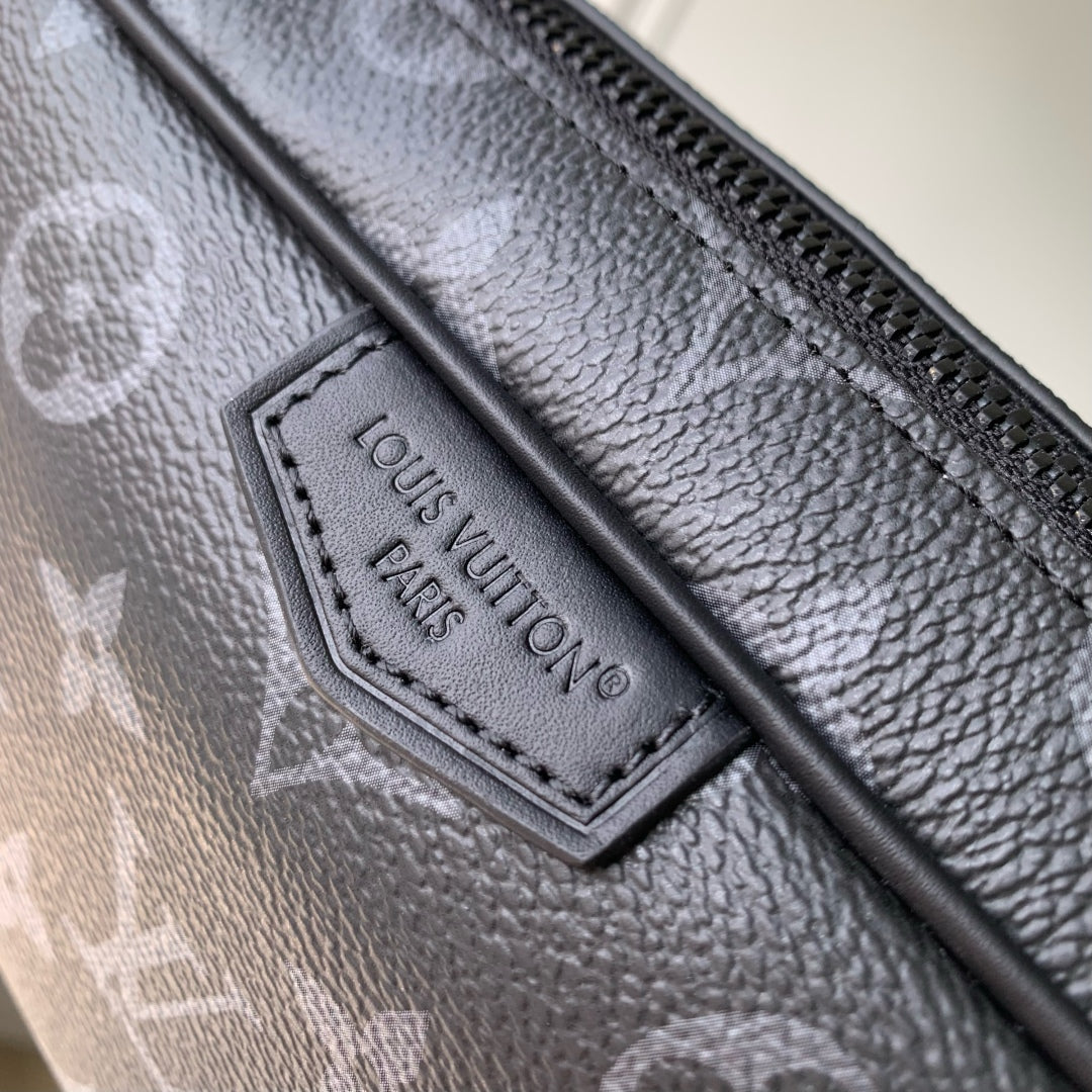 LOUIS VUITTON TROCADERO BAG 20 IN BLACK MONOGRAM ECLIPSE CANVAS