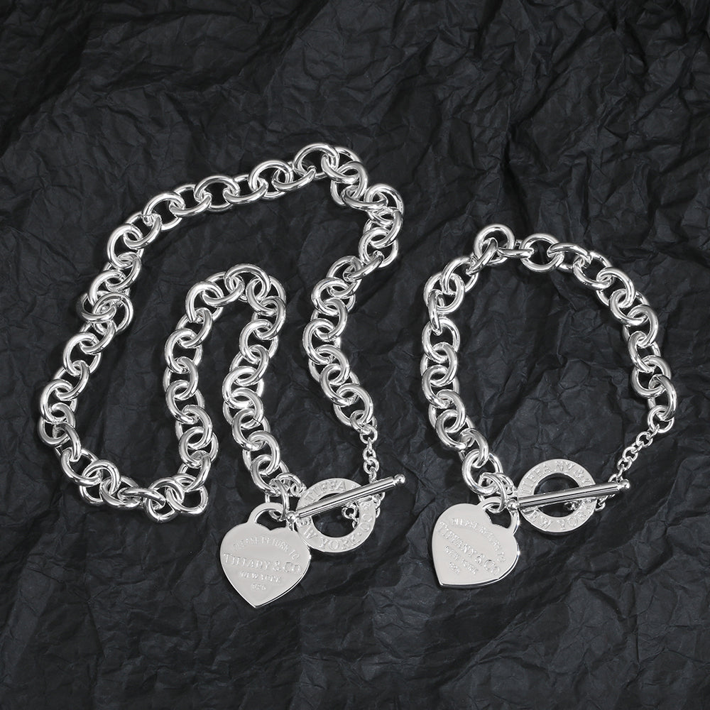18K Tiffany Heart Tag Necklace