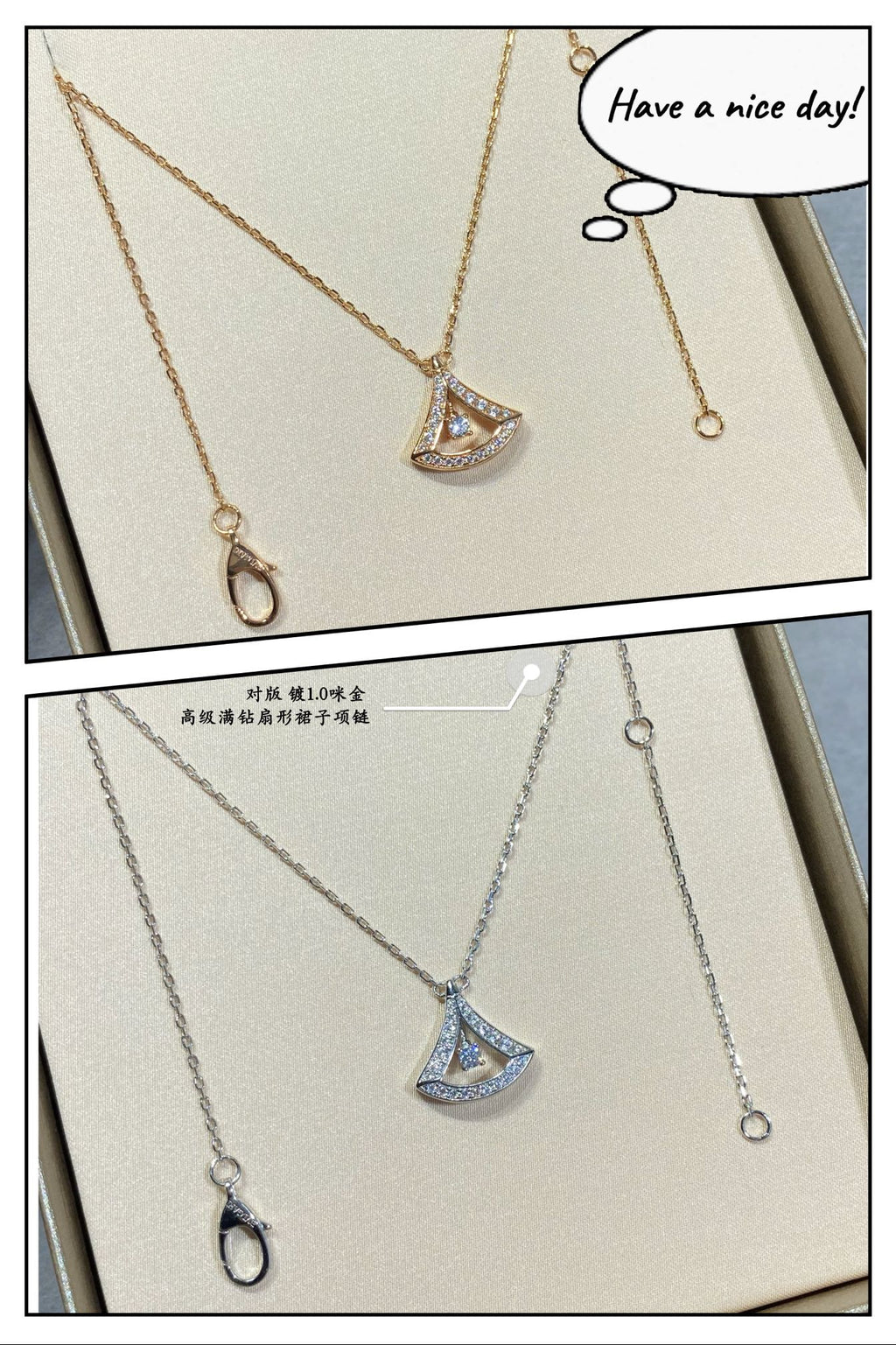 18K BVLGARI Dream Pave Diamond Openwork Necklace
